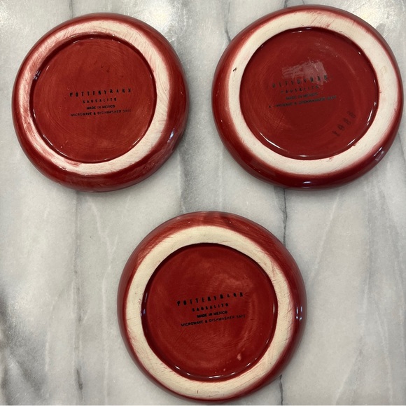 Six Vintage Pottery Barn Small Plates (set of six) - Picture 6 of 6